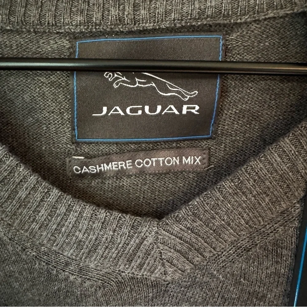 NWT Jaguar Men’s Cashmere Cotton Blend Preppy Classic Fit Sweater Sz US M